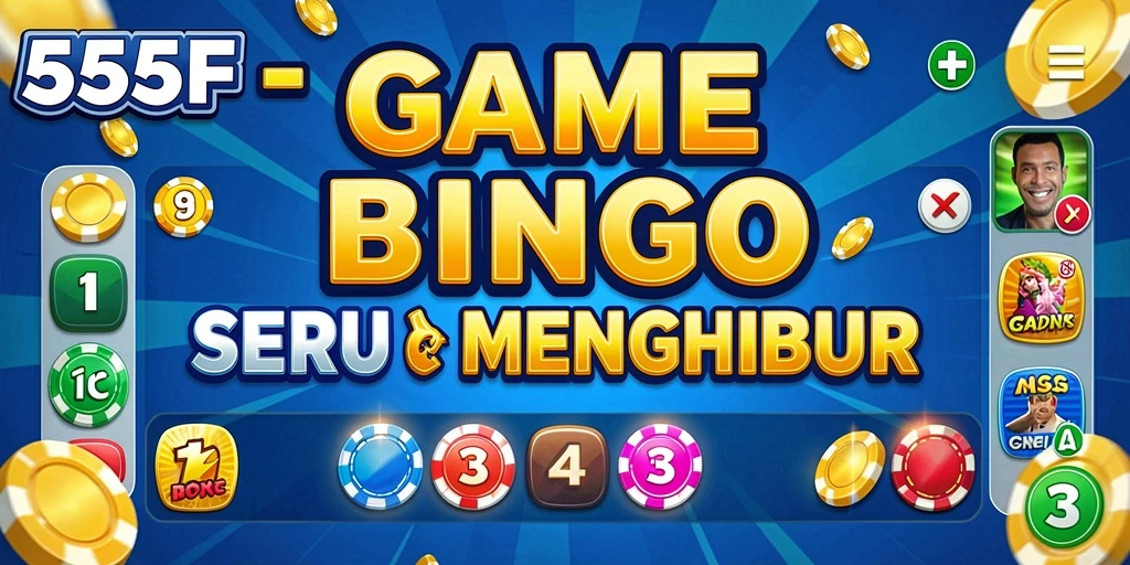 Tampilan gameplay seru dari 555F yang menarik dan interaktif.