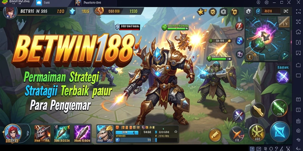Tampilan gameplay BETWIN188 dengan karakter dan strategi yang menantang.
