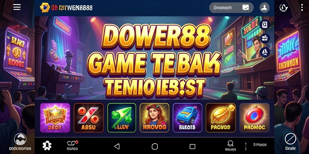 Tampilan gameplay DOWER88 yang menarik dan memikat di layar.