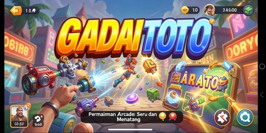 Screenshot yang menampilkan aksi permainan Arcade GADAITOTO yang seru.