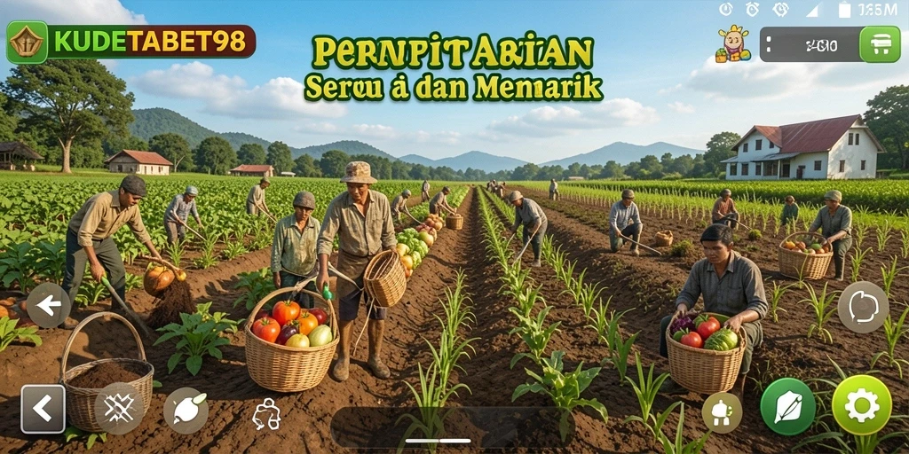 Tampilan utama KUDETABET98 yang menakjubkan dan penuh warna saat bertani.