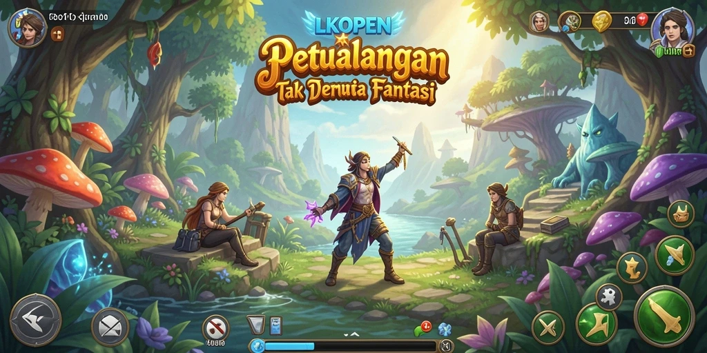 Tangkapan layar utama menampilkan aksi seru di <strong>LKOPEN</strong>.