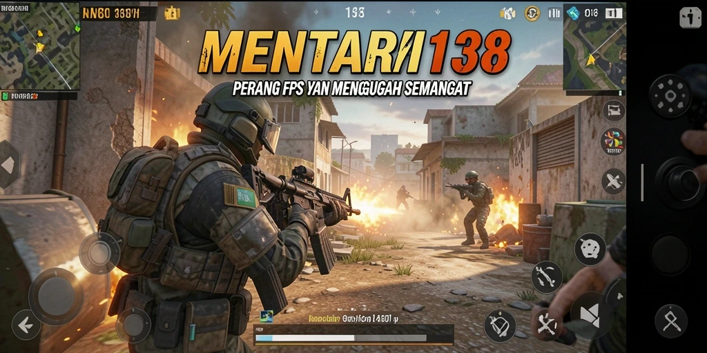 Tampilan menegangkan dari gameplay intense MENTARI138 di medan tempur.