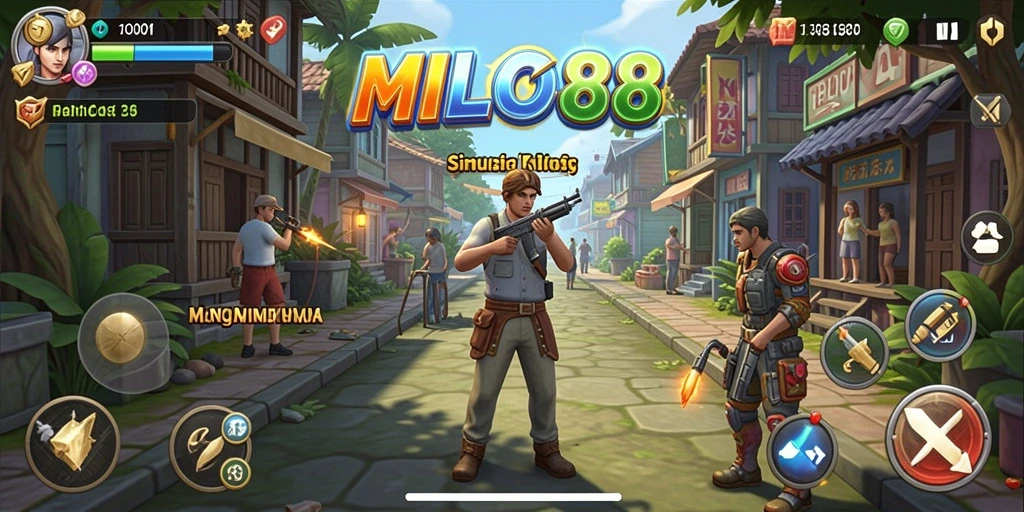 Gameplay MILO88 menunjukkan interaksi dinamis antar pemain dalam simulasi kehidupan.