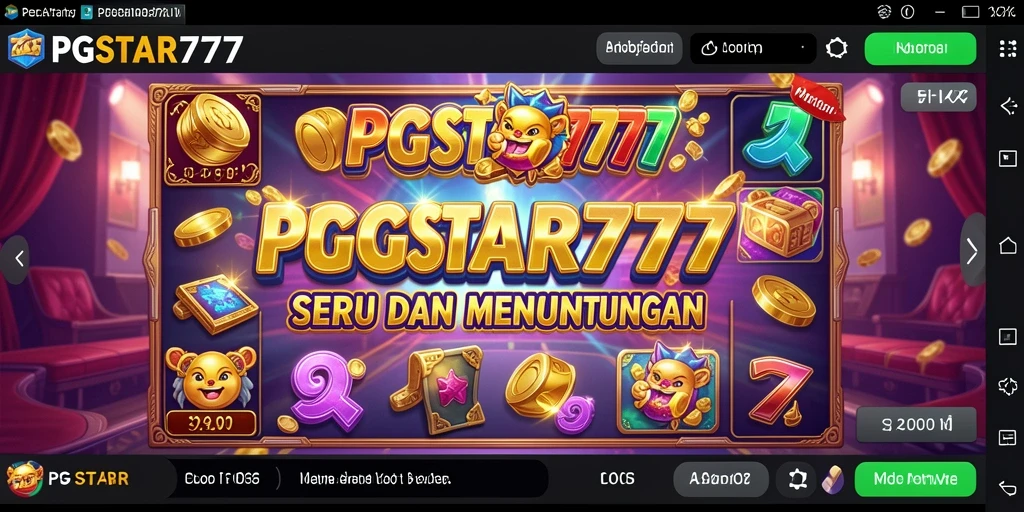 Screenshot gameplay PGSTAR777 menampilkan putaran slot yang mendebarkan.