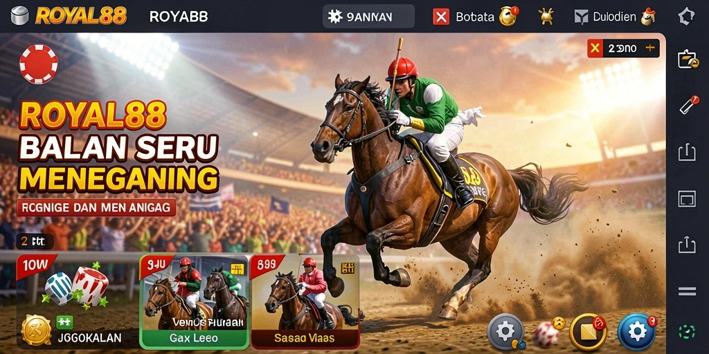 Gameplay Racing yang seru dan menegangkan dalam ROYAL88.