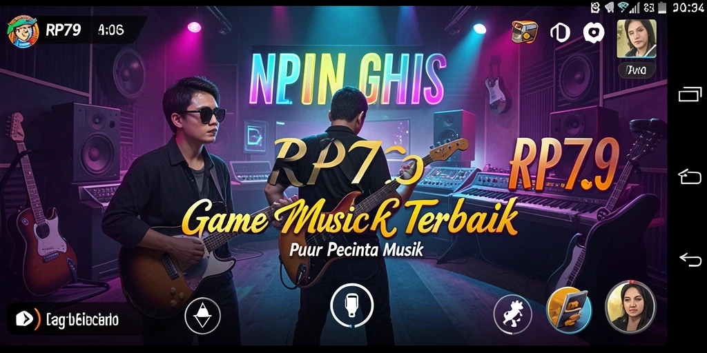 Gameplay menarik dari aplikasi musik RP79 yang penuh warna.