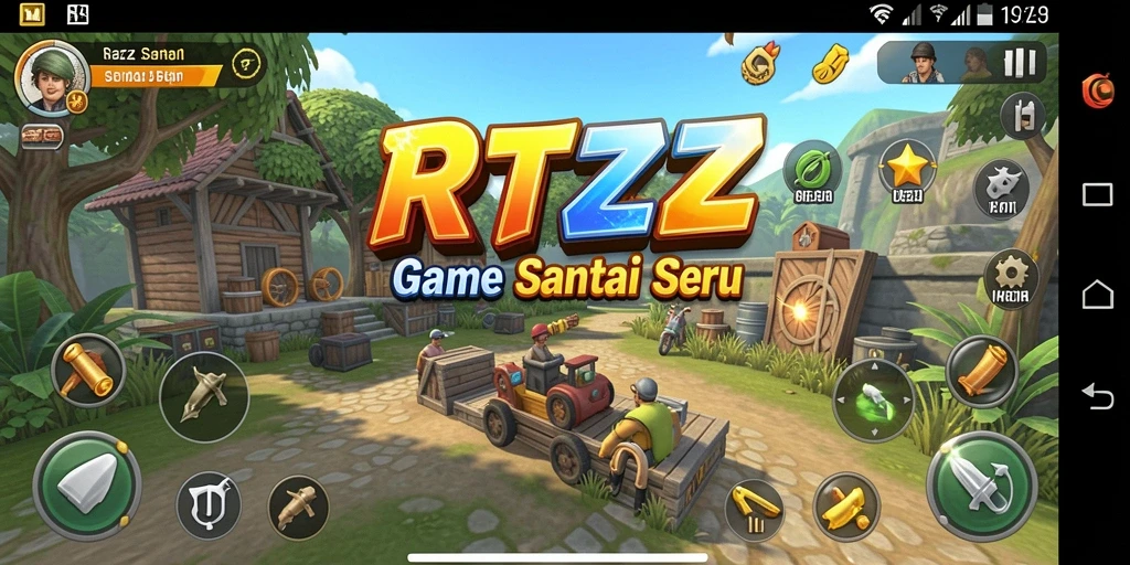 Tampilan gameplay seru di RTZZ dengan grafis yang memukau.