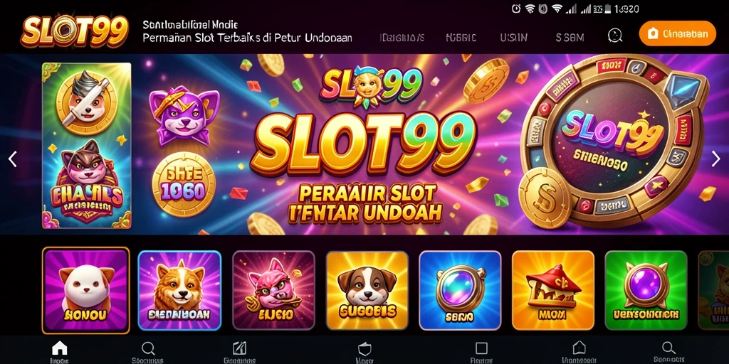 Tampilan gameplay SLOT99 yang seru dan menarik.