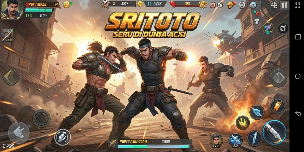 Tampilan gameplay SRITOTO yang penuh aksi dan seru.