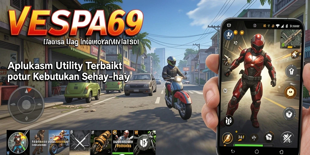 Tampilan antarmuka aplikasi Utility VESPA69 yang menarik dan fungsional.