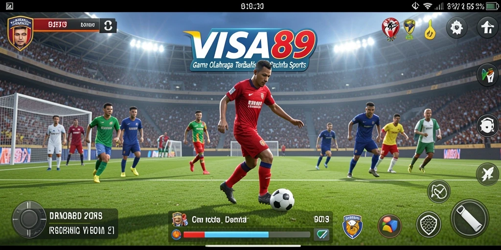 Tangkapan layar menunjukkan gameplay yang intens dan seru dalam VISA89.
