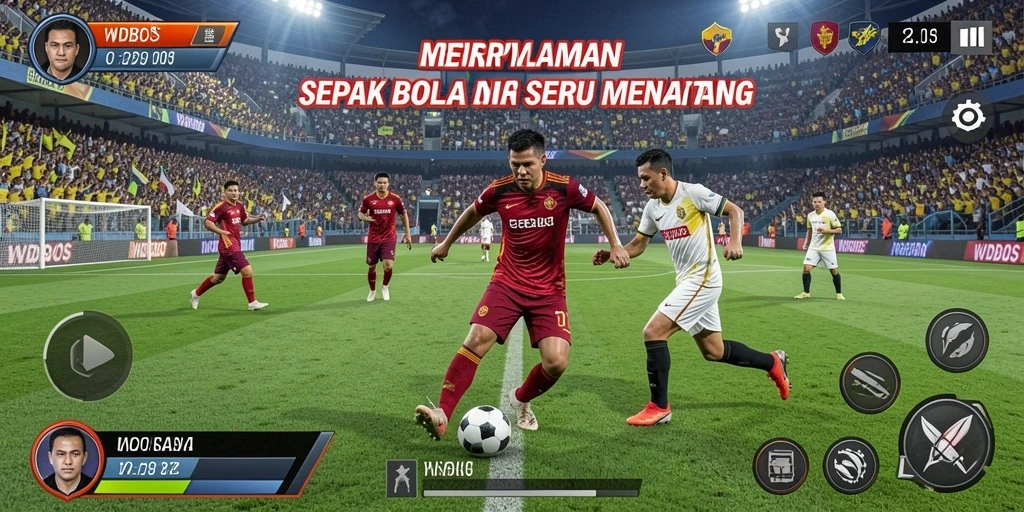 Tampilan seru gameplay WDBOS saat pertandingan berlangsung.